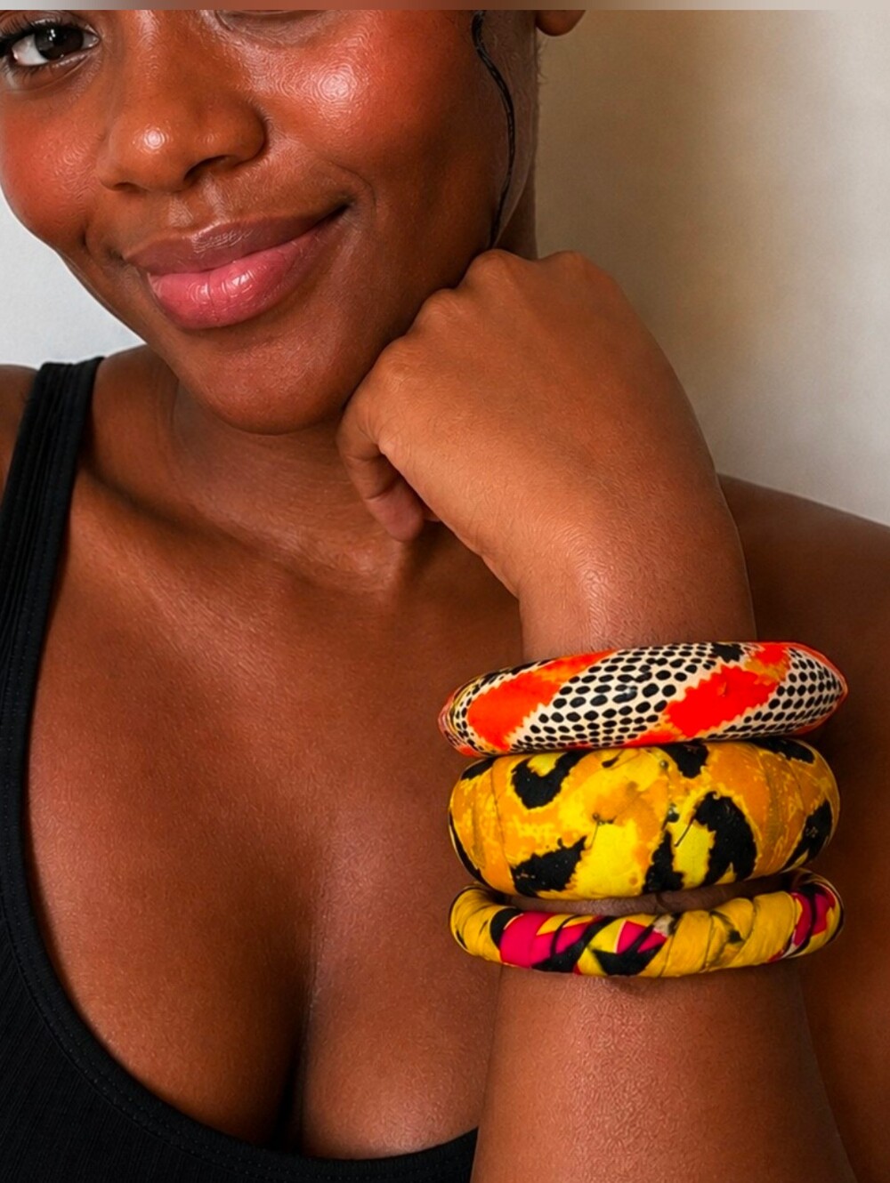 BANGLE (SET OF 3) African  print
